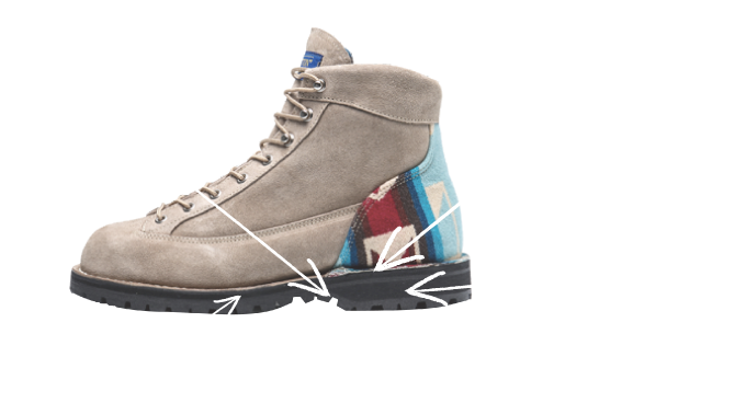 Double Sole Type ダブルソールタイプのリペアと修理、ソール交換メニュー
