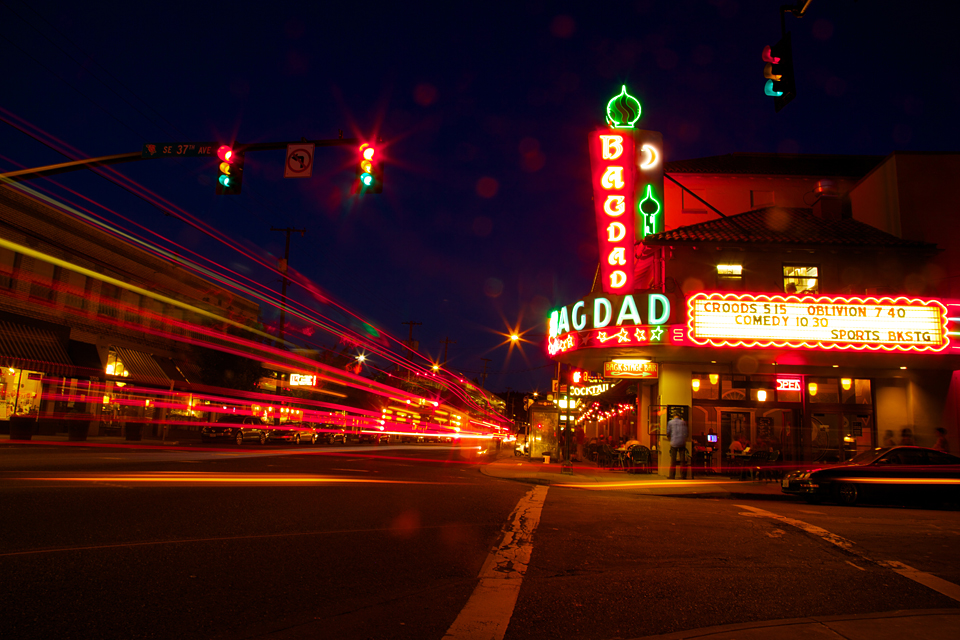 McMenamins Bagdad Theater on SE Hawthorne Blvd.