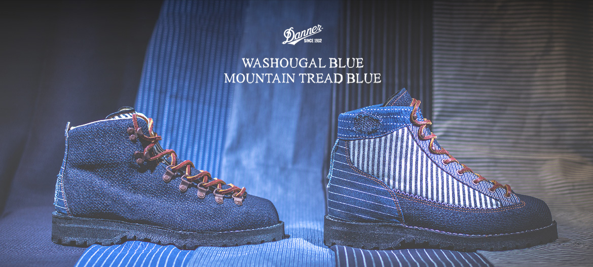 DANNER WASHOUGAL BLUE & MOUNTAIN TREAD BLUE