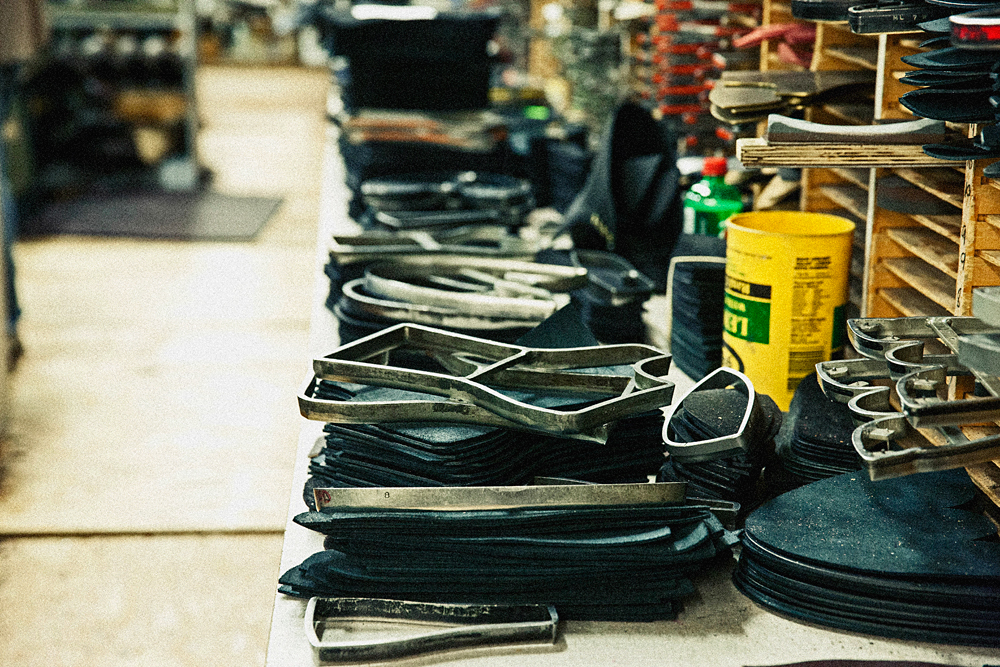 Cutting leather